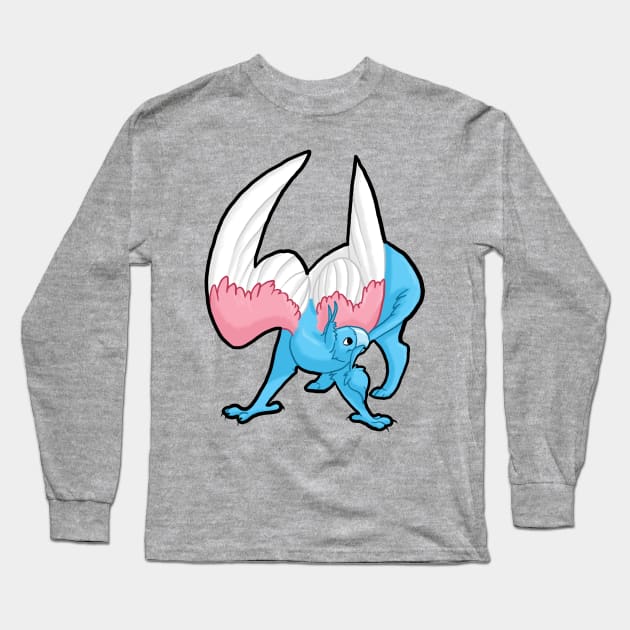 Trans Pride Gryphon Long Sleeve T-Shirt by Khalico